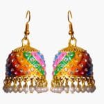 Multicolor  Hook Pearl earrings