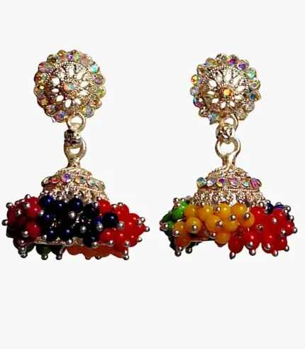 Multicolor Earrings pearl earrings