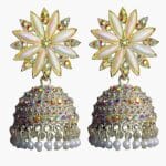 Kundan Silver  plated  Earrings