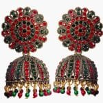Multicolor stone Earrings Jhumka