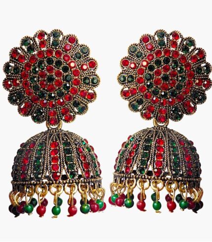 Multicolor stone Earrings Jhumka