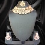 Elegant gold plated Choker(Rainbow Gem)