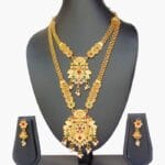 Majestic Gold-Plated Temple Jewelry Set