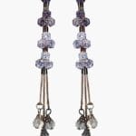 Crystal Cascade Dangle Earrings – Elegant Long Chain Drop Design