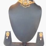 Traditional South Indian Gold Plated Temple Choker Set