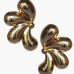 Elegant Gold Plated Brooch