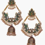 Peacock Jhumka Earrings