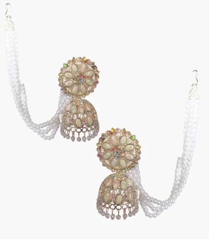 Pearl Chain Jhumka
