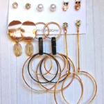 Elegant Golden Hoop & Stud Set